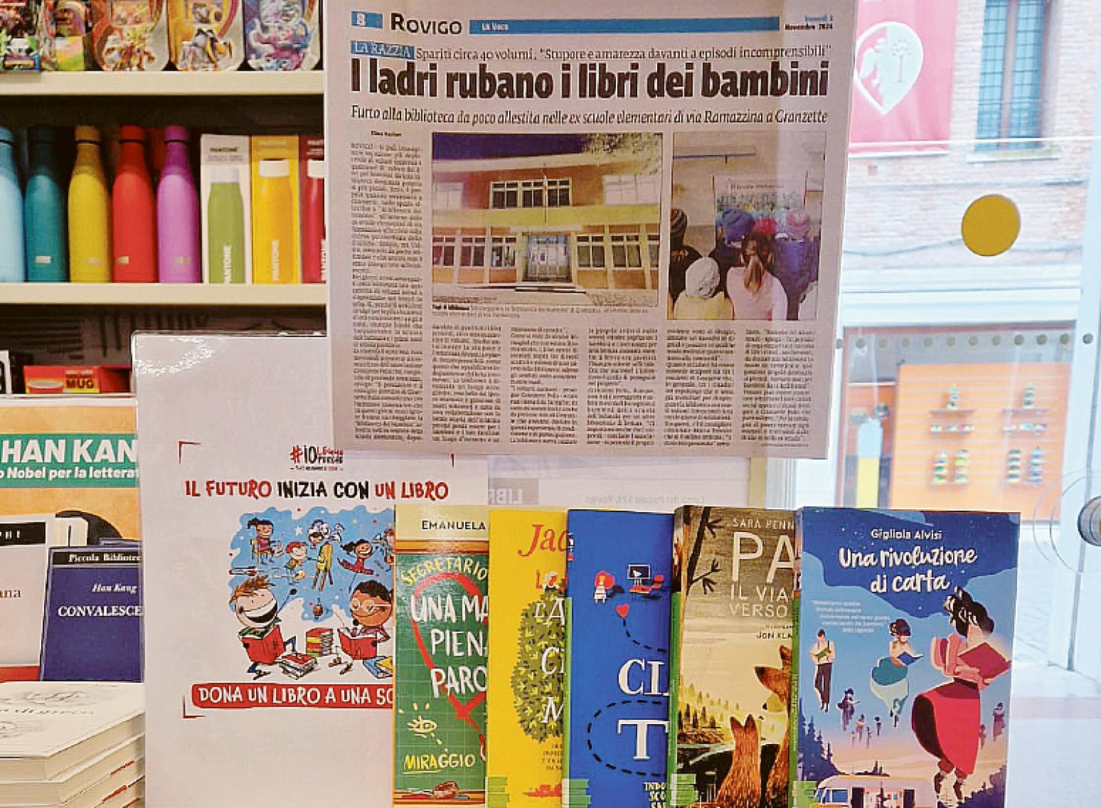 Al Libraccio raccolta libri per la biblioteca di Granzette