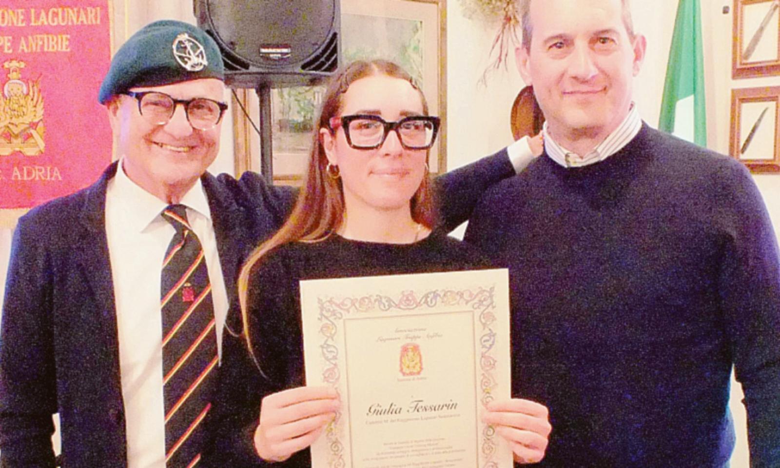 Giulia Tessarin, orgoglio lagunare