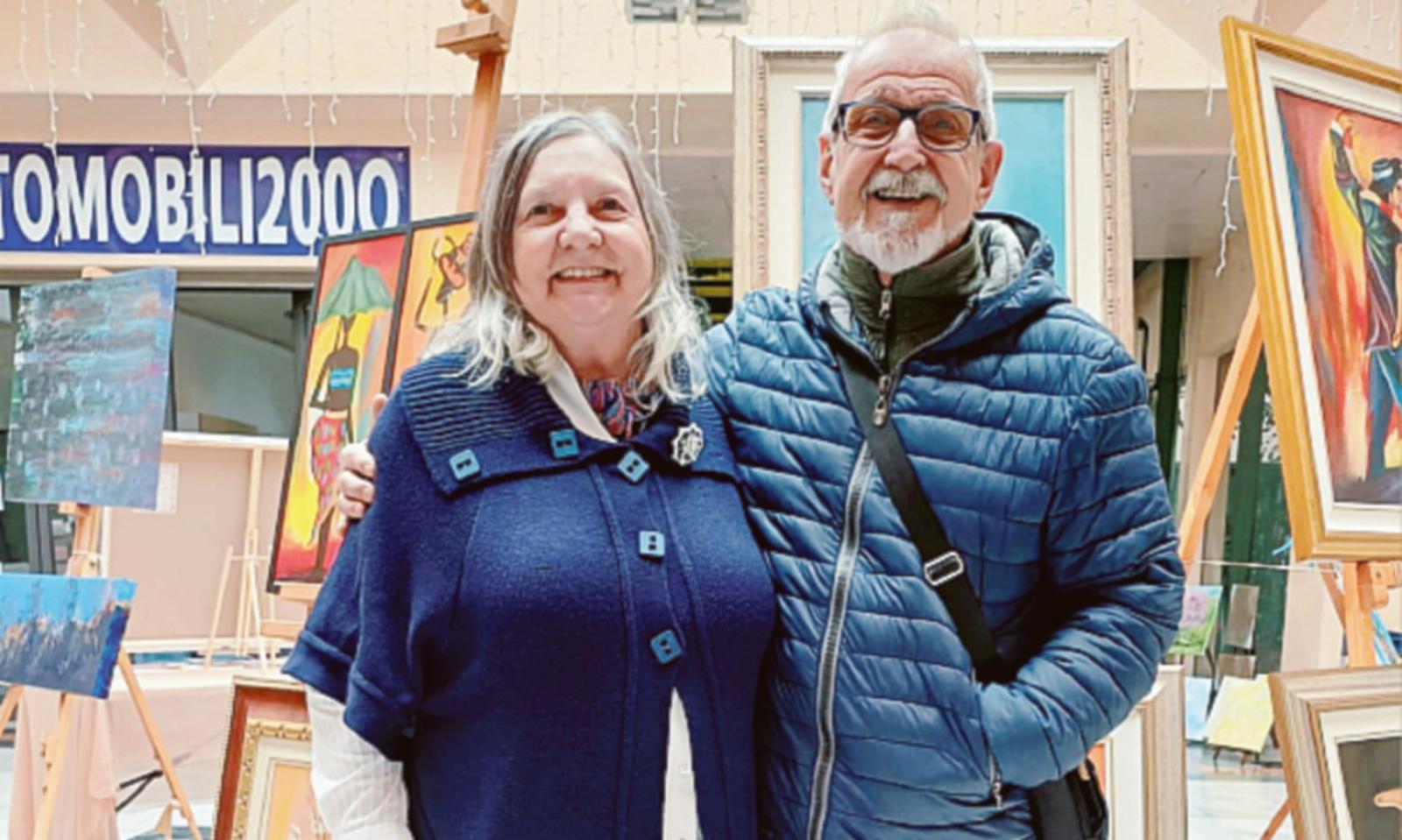 Spettacolo di colori in galleria