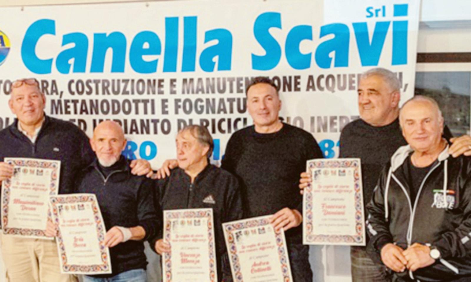 Premiati i campioni del passato