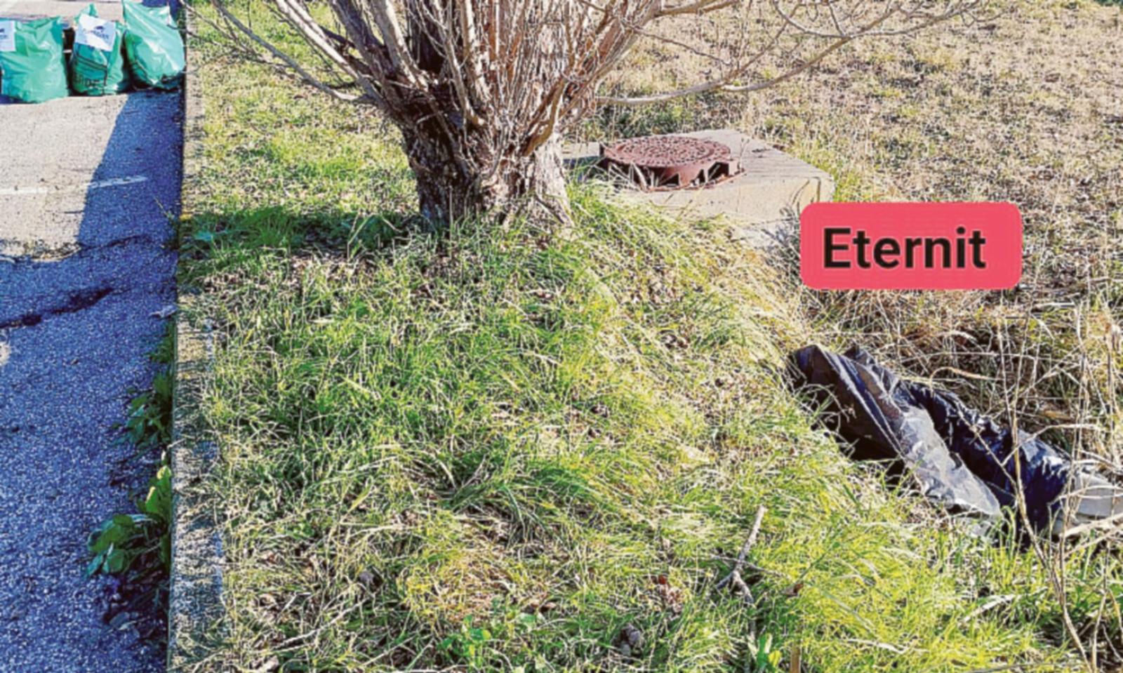 Allarme amianto abbandonato