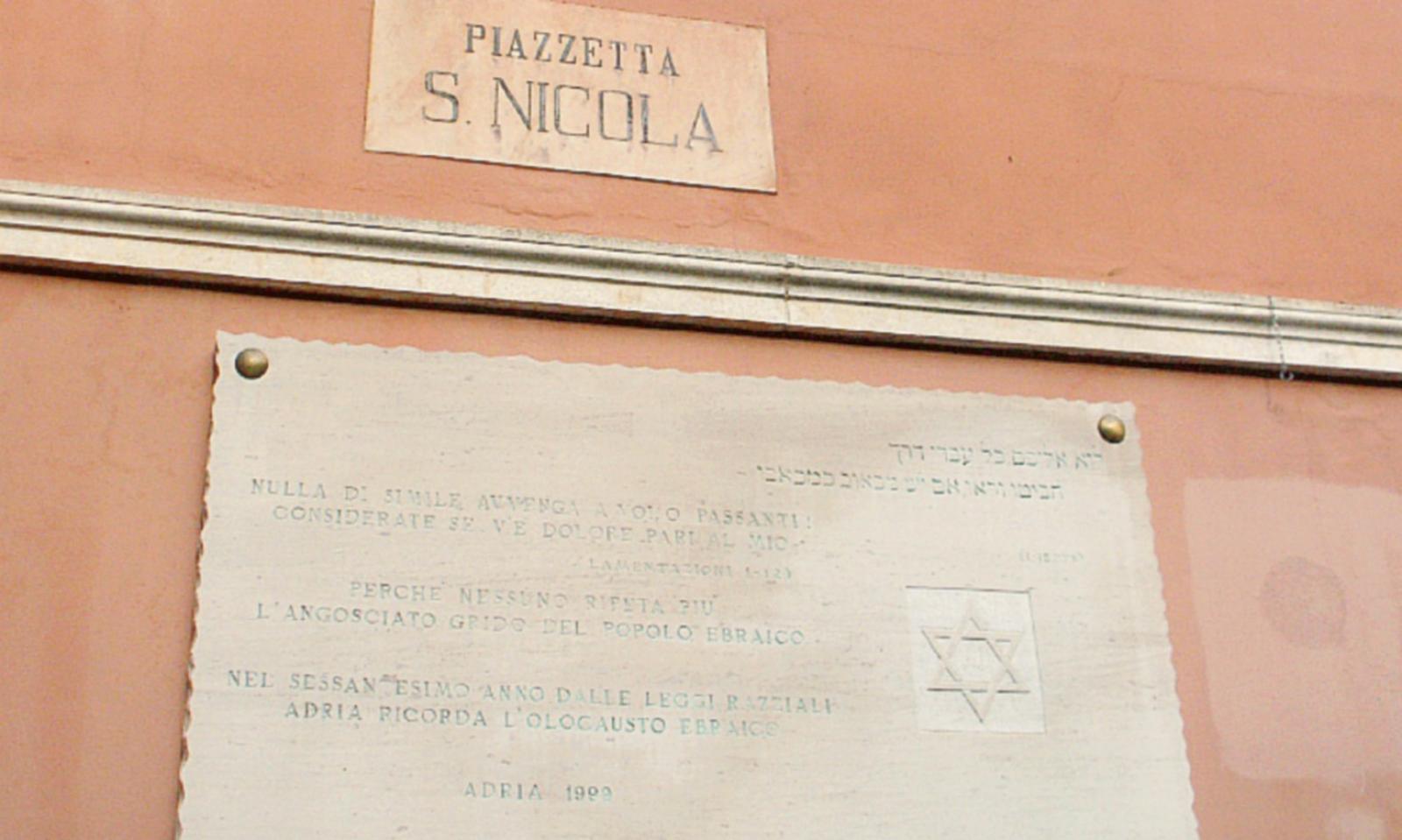 Shoah, cerimonia e flash mob