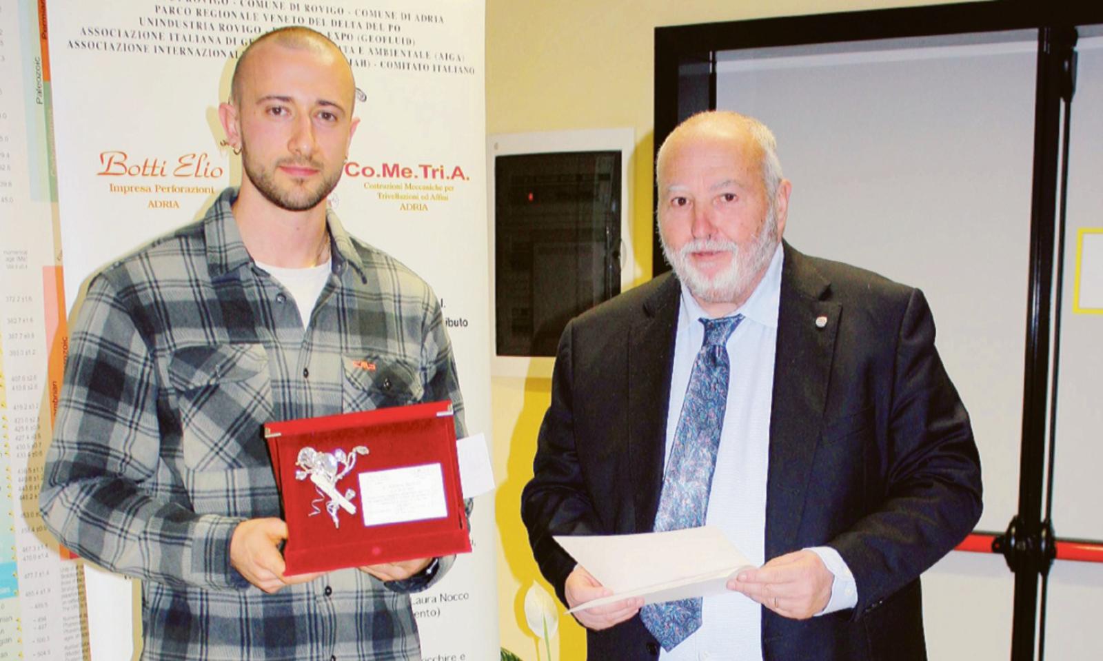 Il premio Botti ad Andrea Rovelli