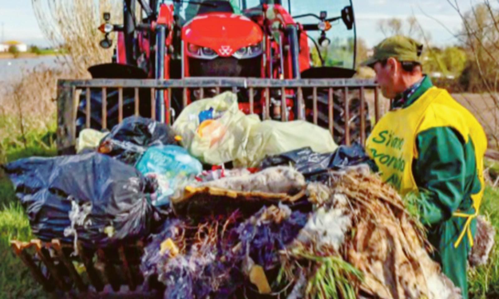 Settanta quintali di rifiuti rimossi