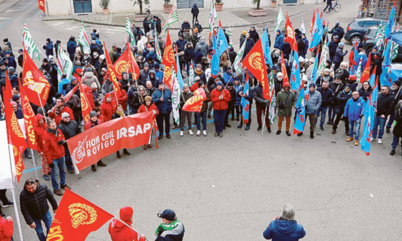 Metalmeccanici in sciopero 