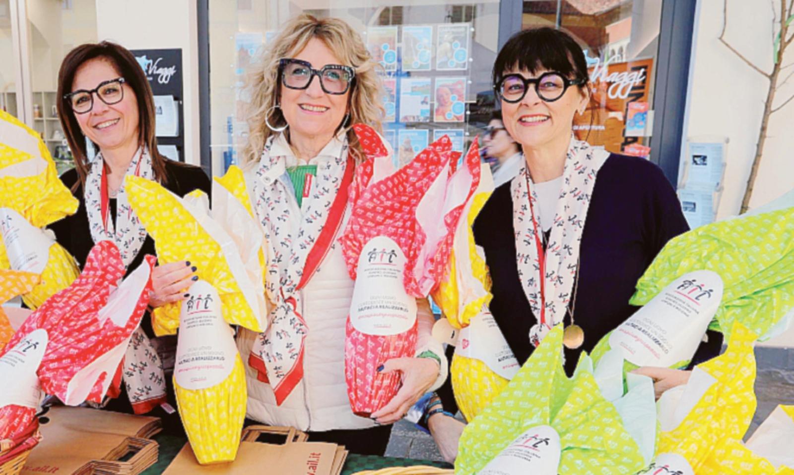 Le uova in vendita nelle piazze