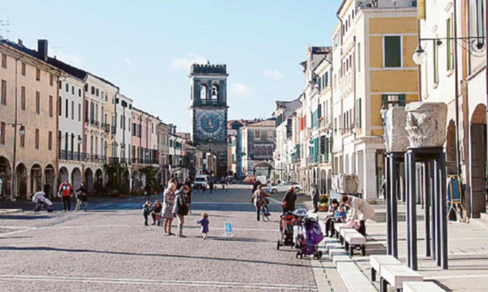 Mongolfiera su corte estense