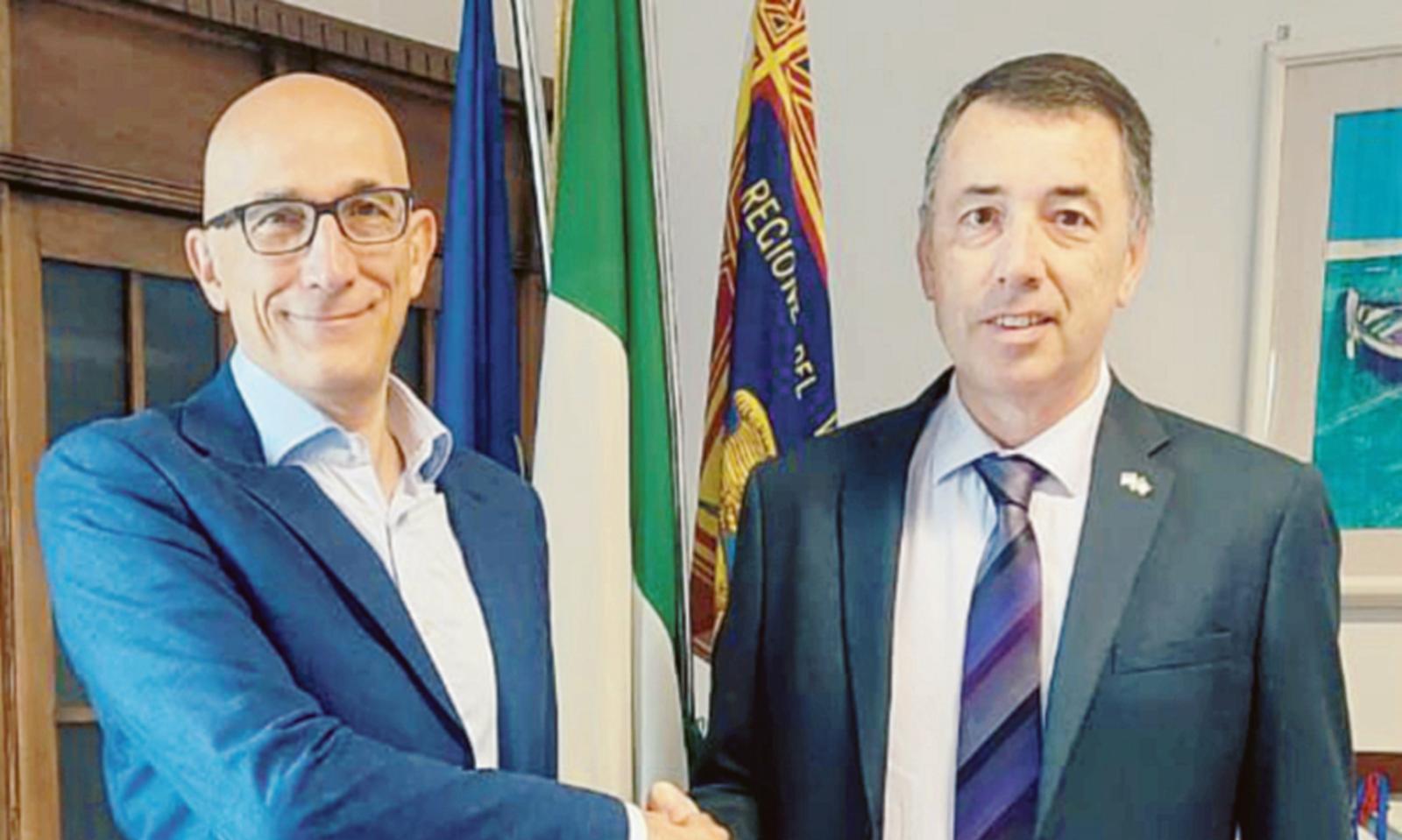 Sicchiero alla guida del Distretto