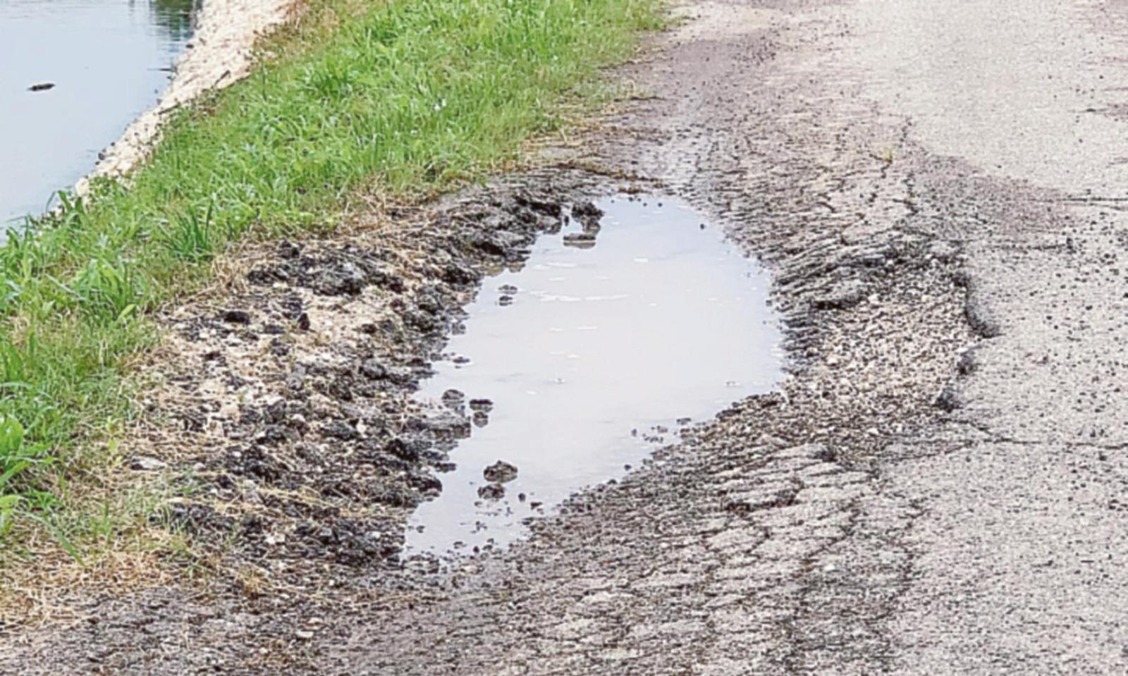 Strada pericolosa e impraticabile