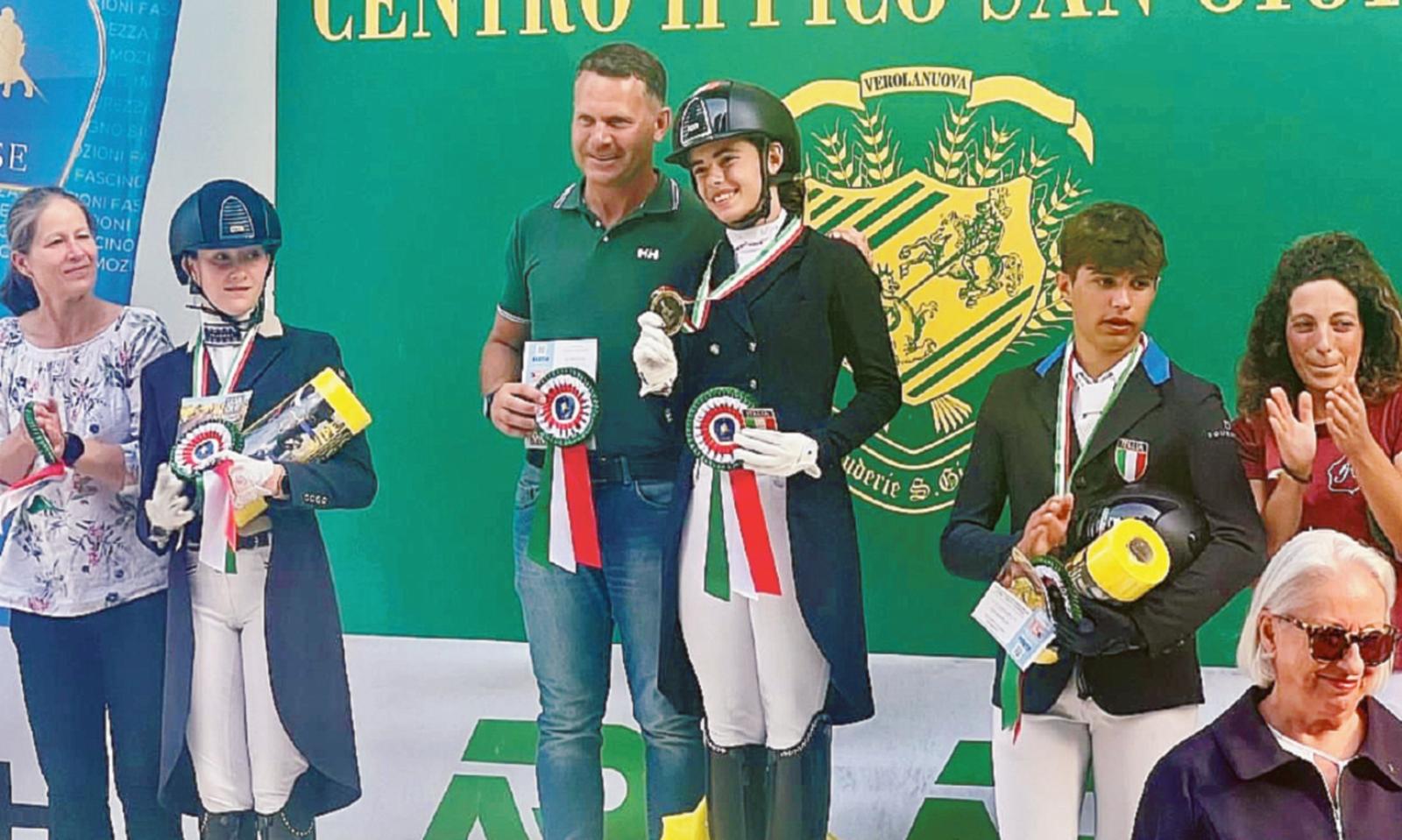 Camilla Maniezzi vola nel dressage