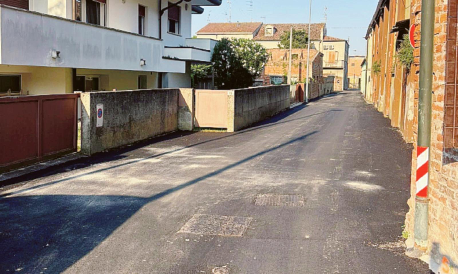In via Tabazzotto &egrave; arrivato l&rsquo;asfalto