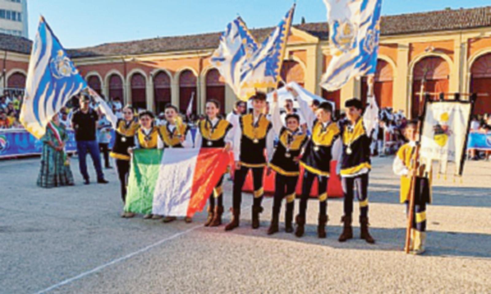 Sbandieratori campioni d&rsquo;Italia