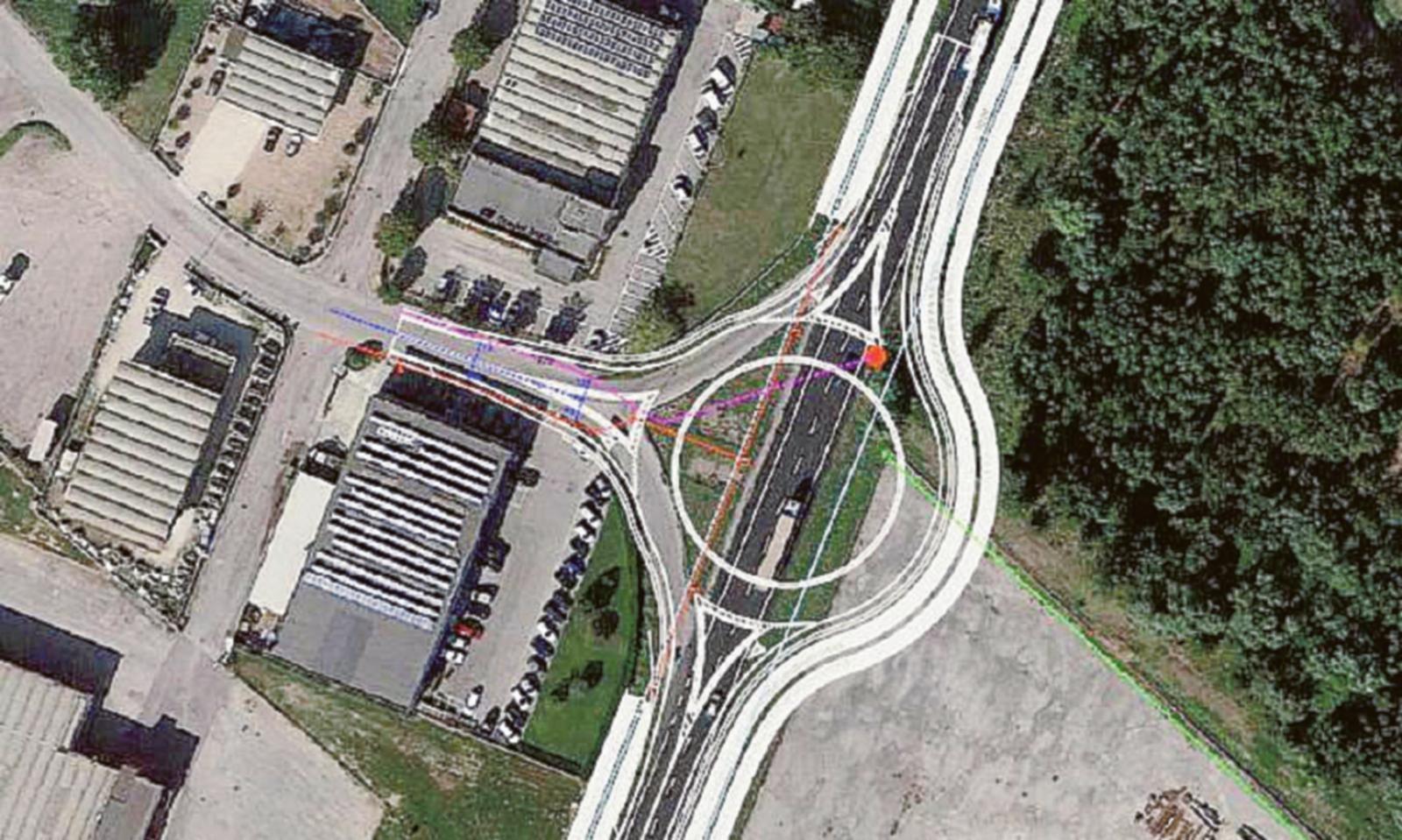 Romea, nuova rotatoria  a Porto Viro