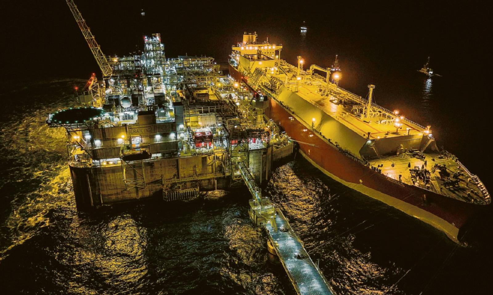 Adriatic Lng, semestre da record