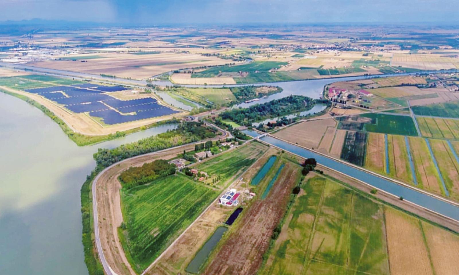 Il cuneo salino a 7 chilometri