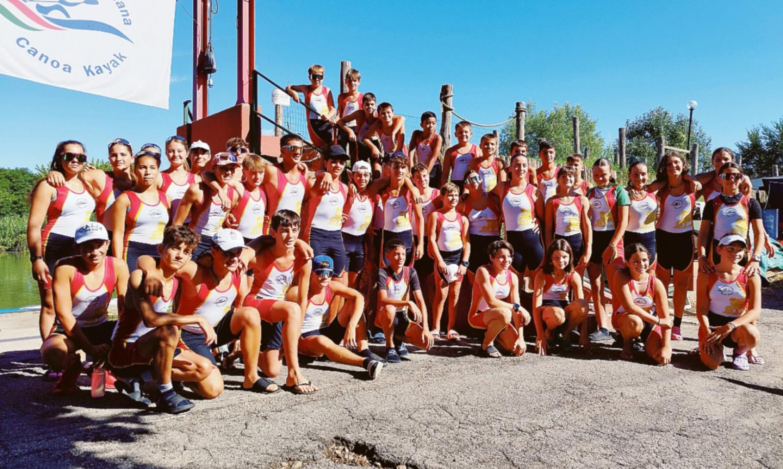 Canoe Polesine, nove convocati