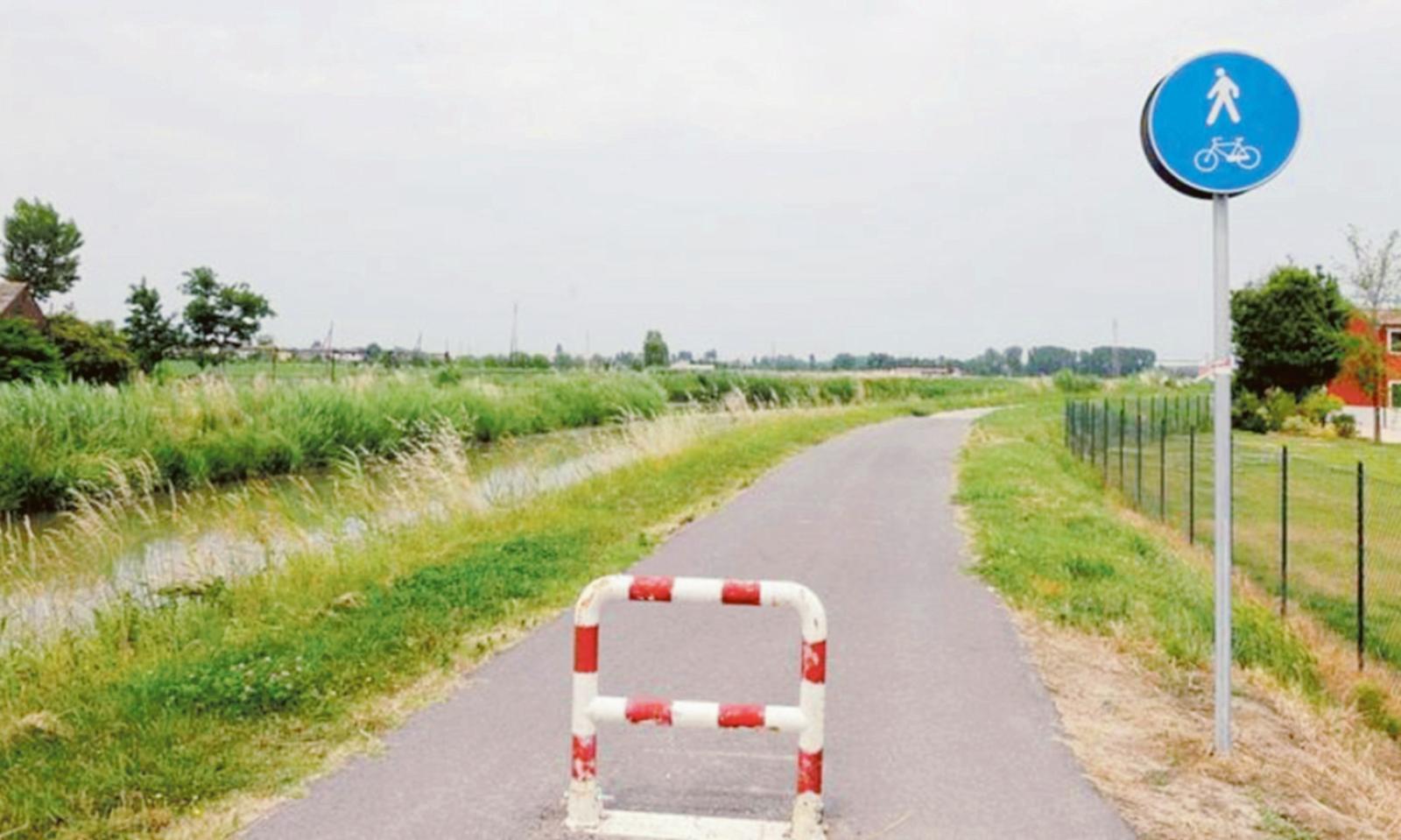 Ultimi ritocchi per la pista ciclabile
