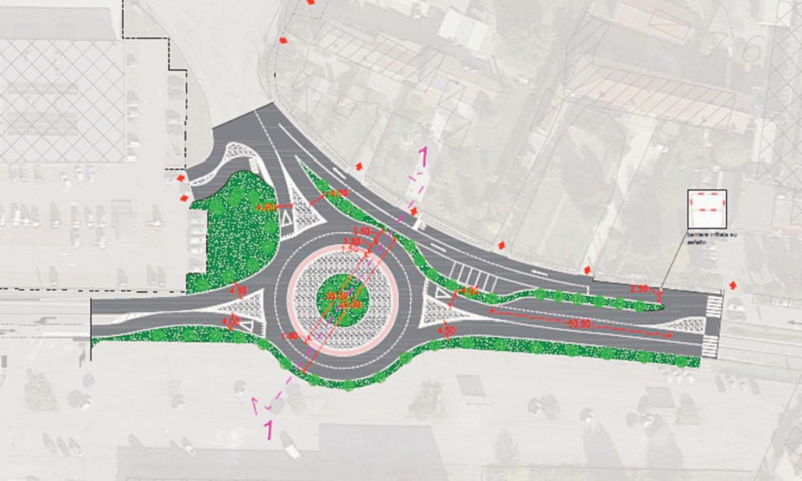 Rotatoria in via Ca' Mignola Nuova: questo giro ci siamo