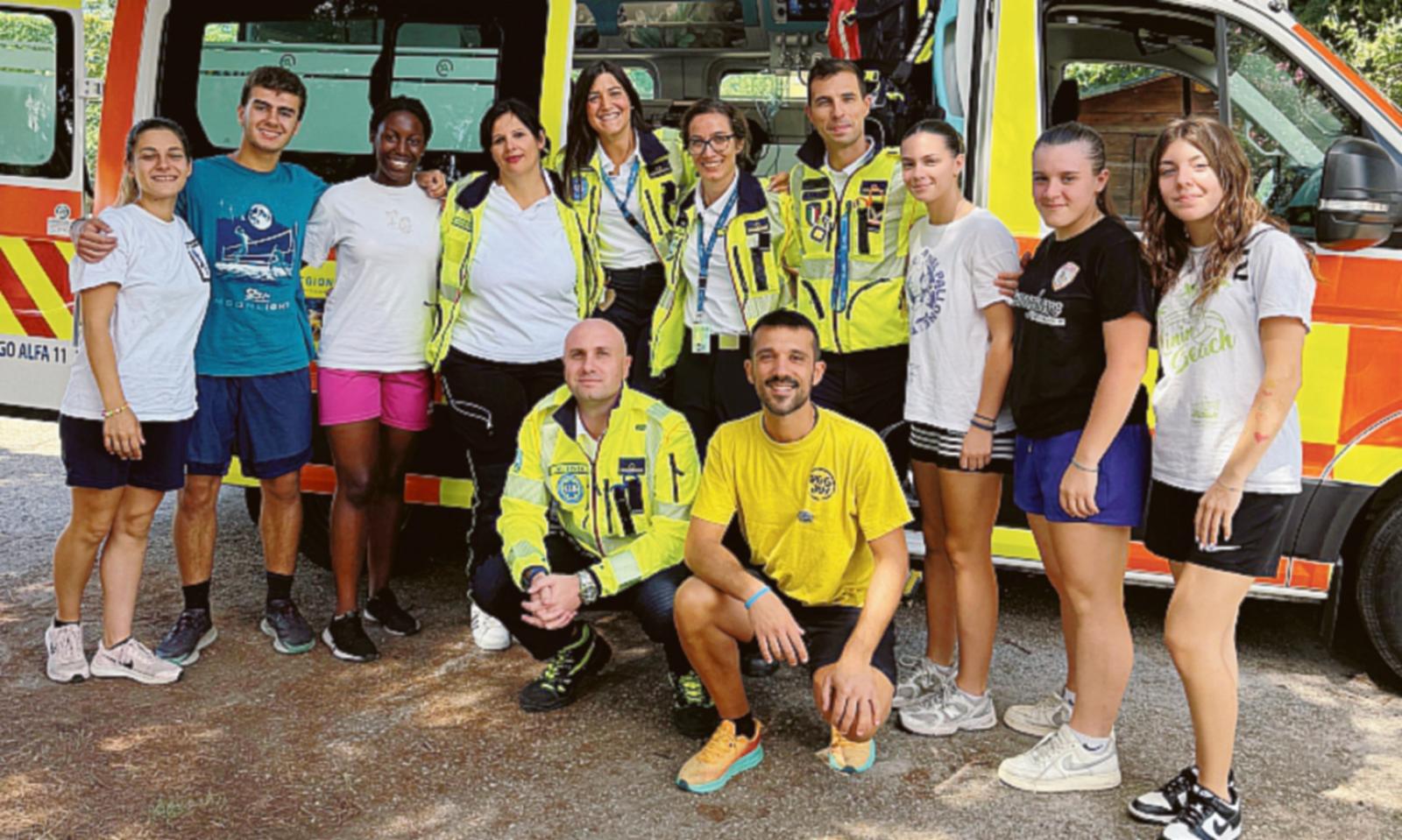 Gli angeli del Suem 118 all&rsquo;animazione