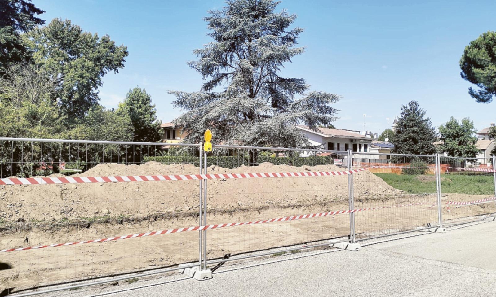 Il giardino di comunit&agrave; prende forma