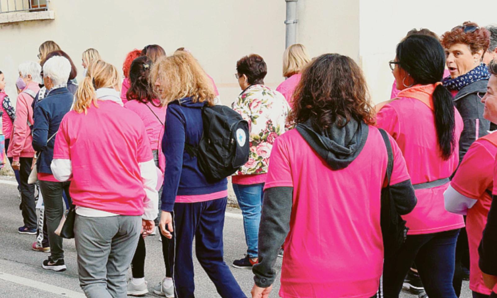 La camminata... &egrave; rosa