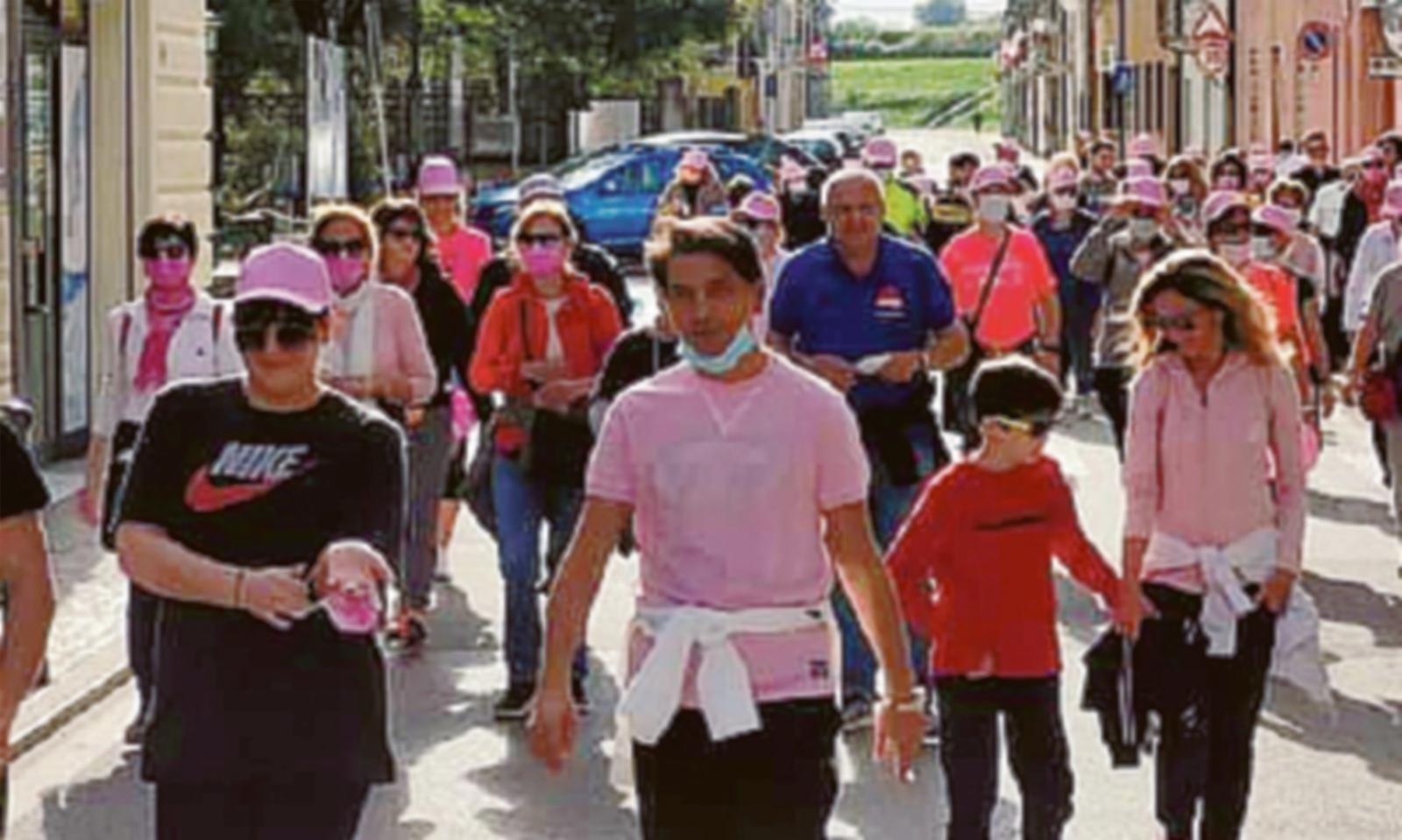 Una camminata a tutta sensibilizzazione 