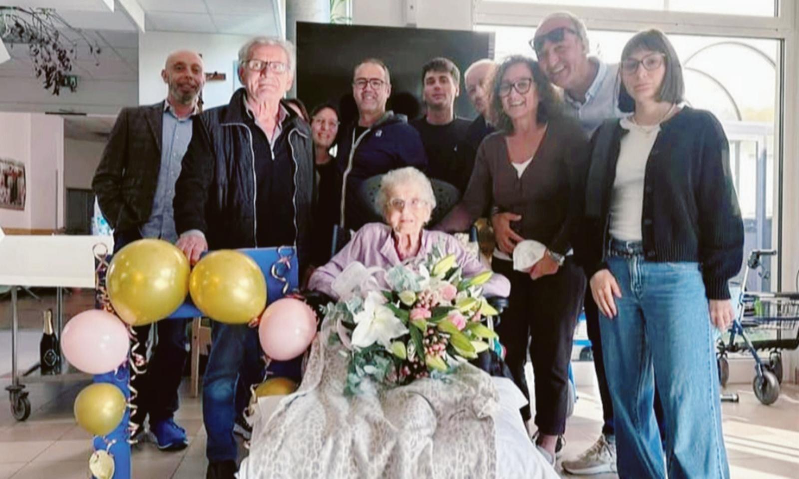 Una grande festa per i 100 di Bruna