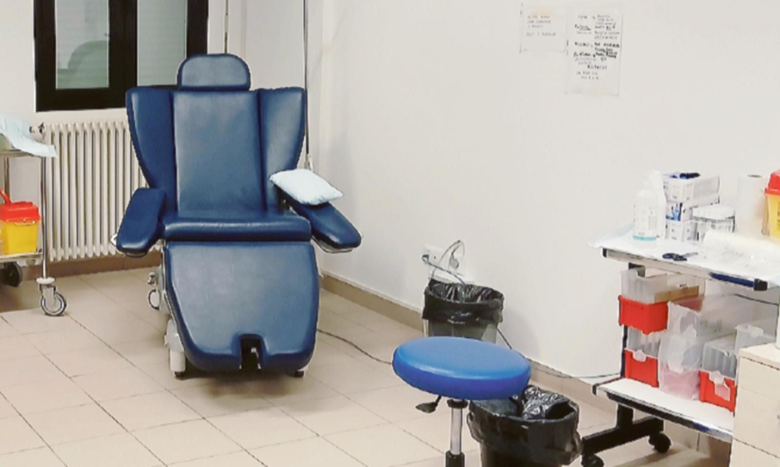 Il punto prelievi si trasferisce