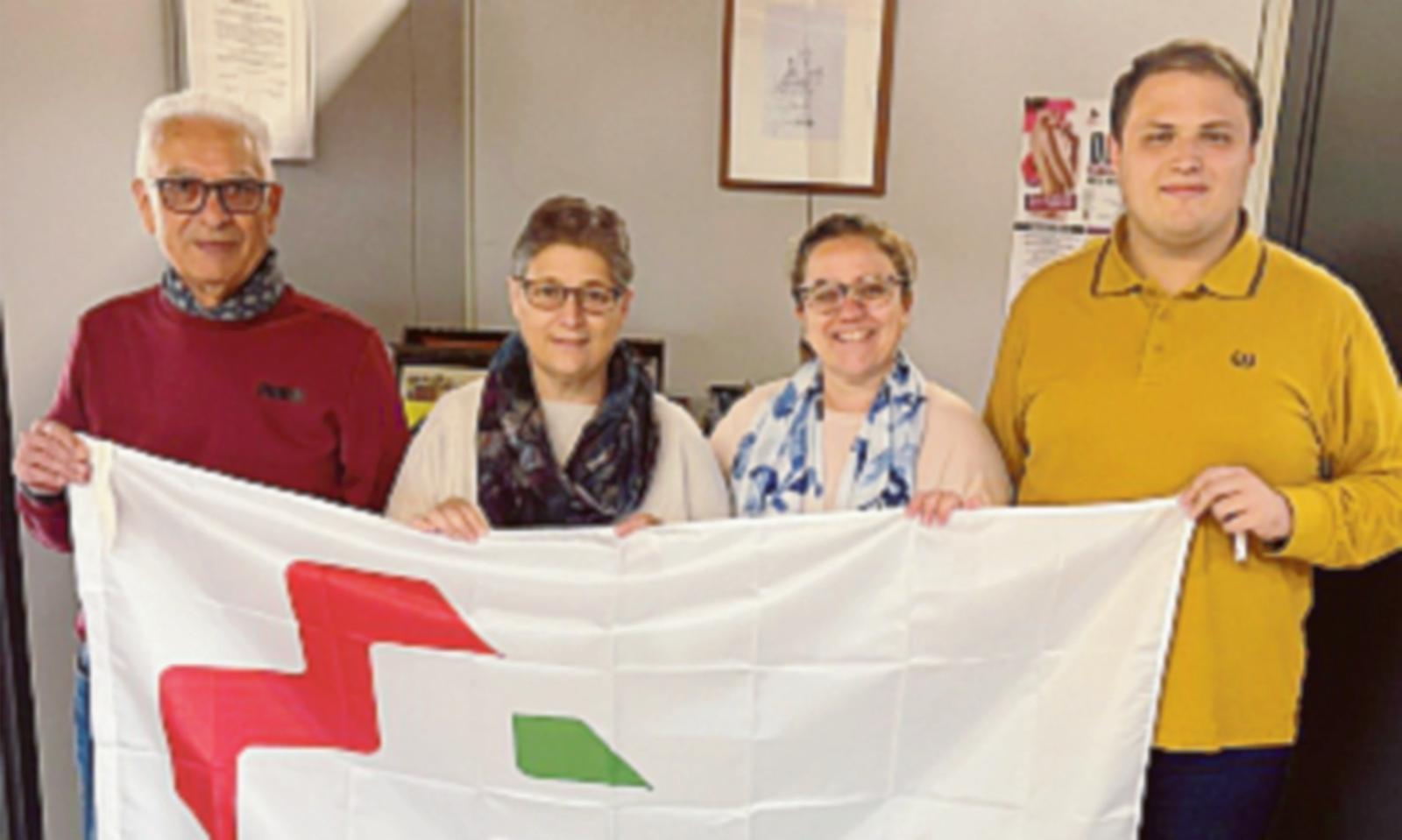 Anpas, Barbara Soccorso ha consegnato la bandiera