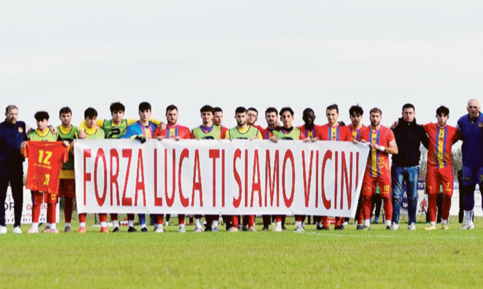 &ldquo;Forza Luca, non mollare mai&rdquo;