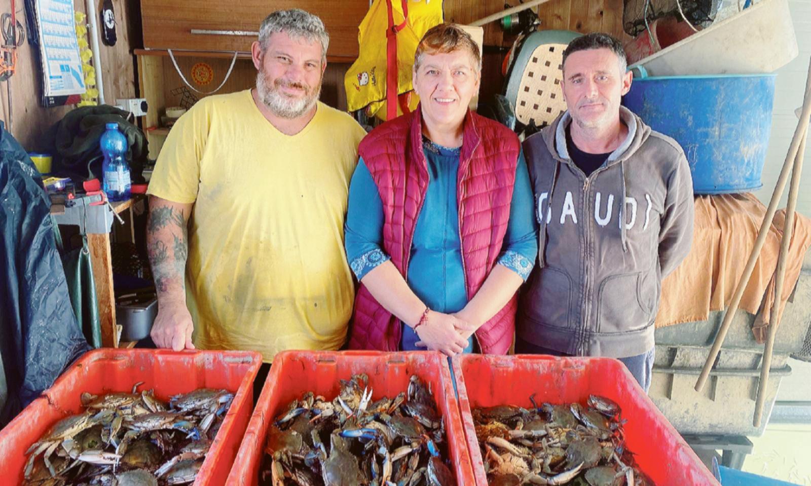 "Col granchio noi lavoriamo. E bene"