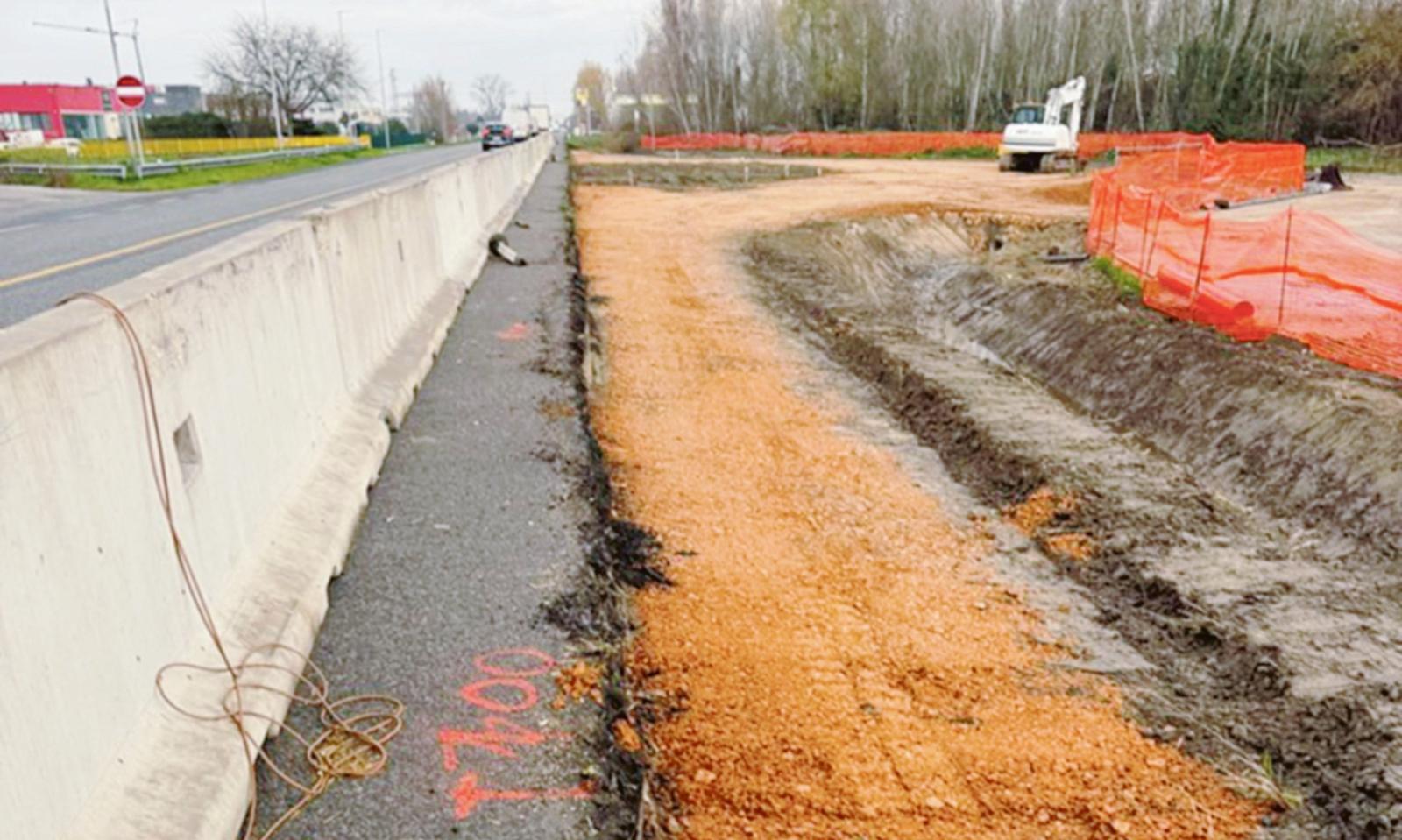 Rotatoria in Romea, passi in avanti