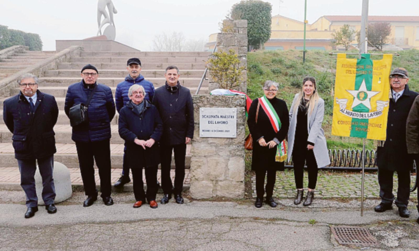 Scalinata intitolata ai Maestri del Lavoro