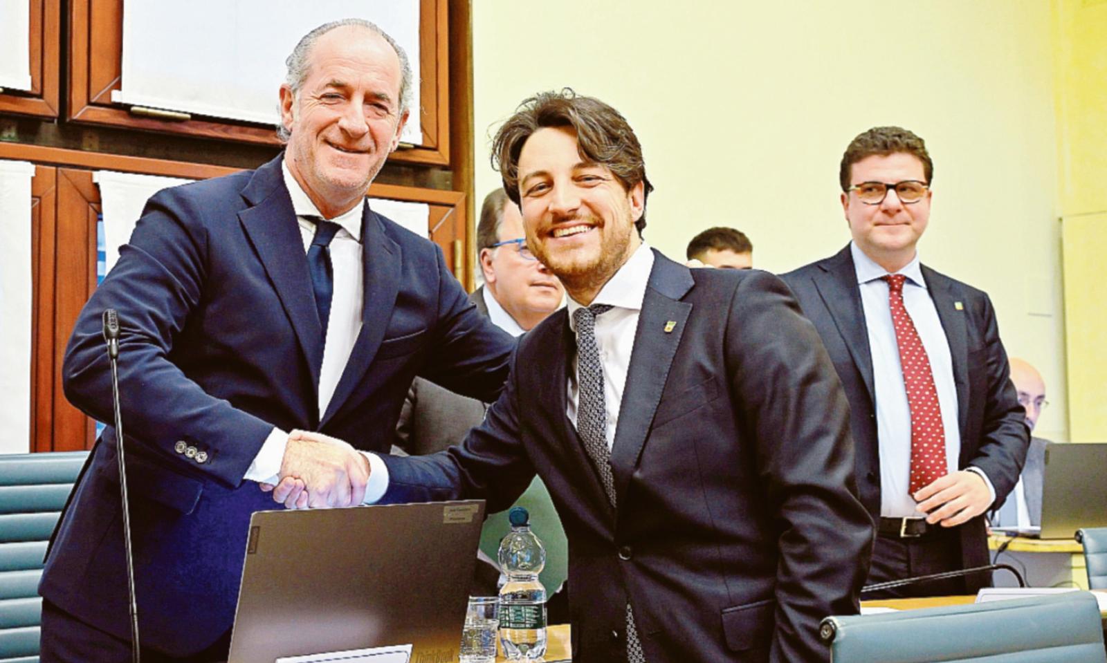 L&rsquo;aula veneta ha acceso i motori