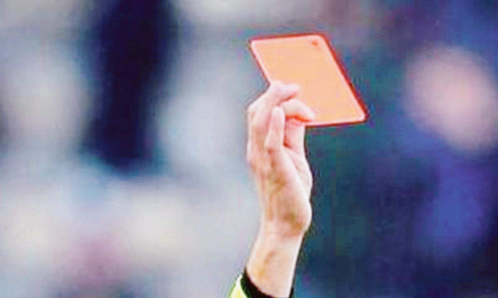 Offese all&rsquo;arbitro: tre giornate