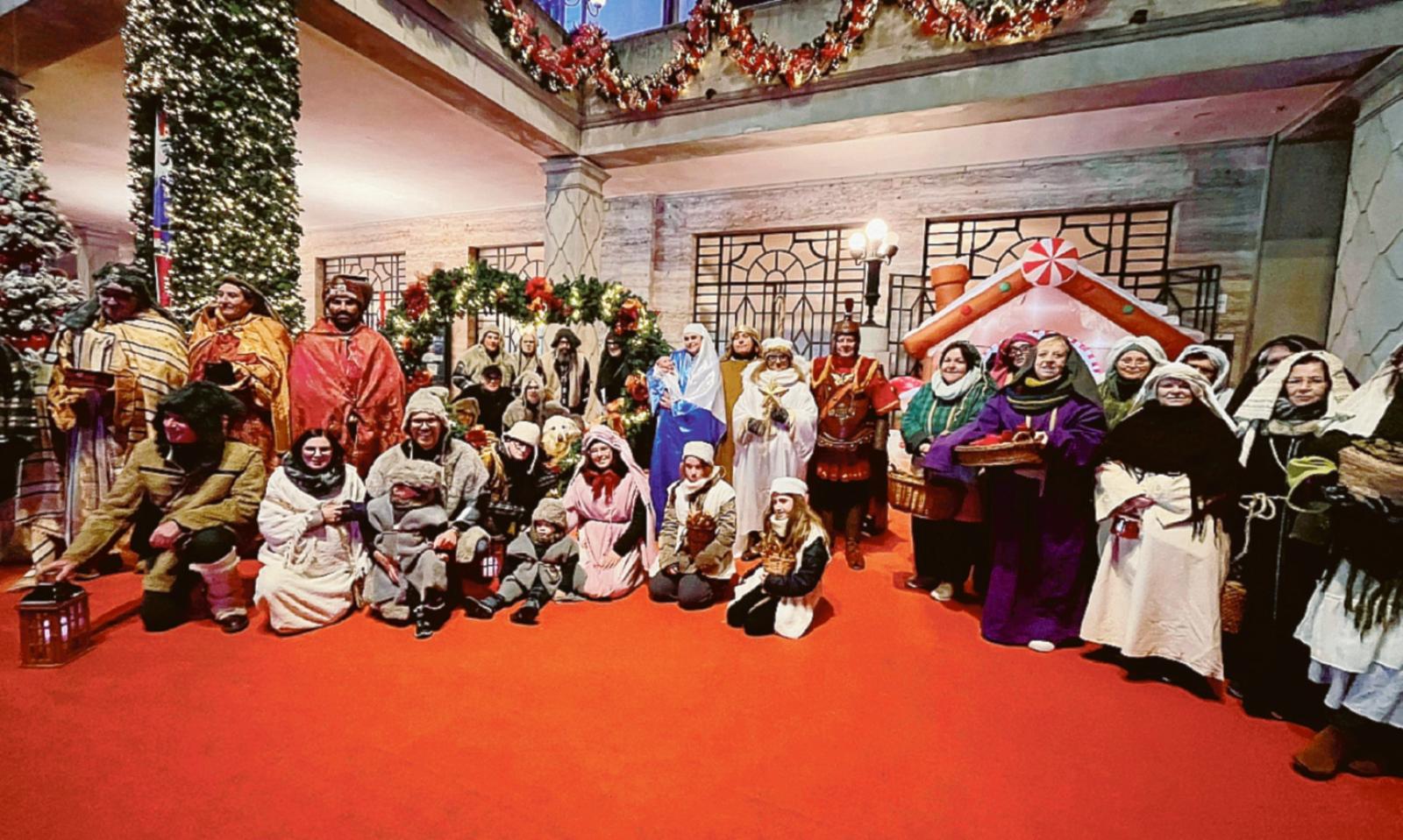 In 46 figuranti al corteo dei Re Magi