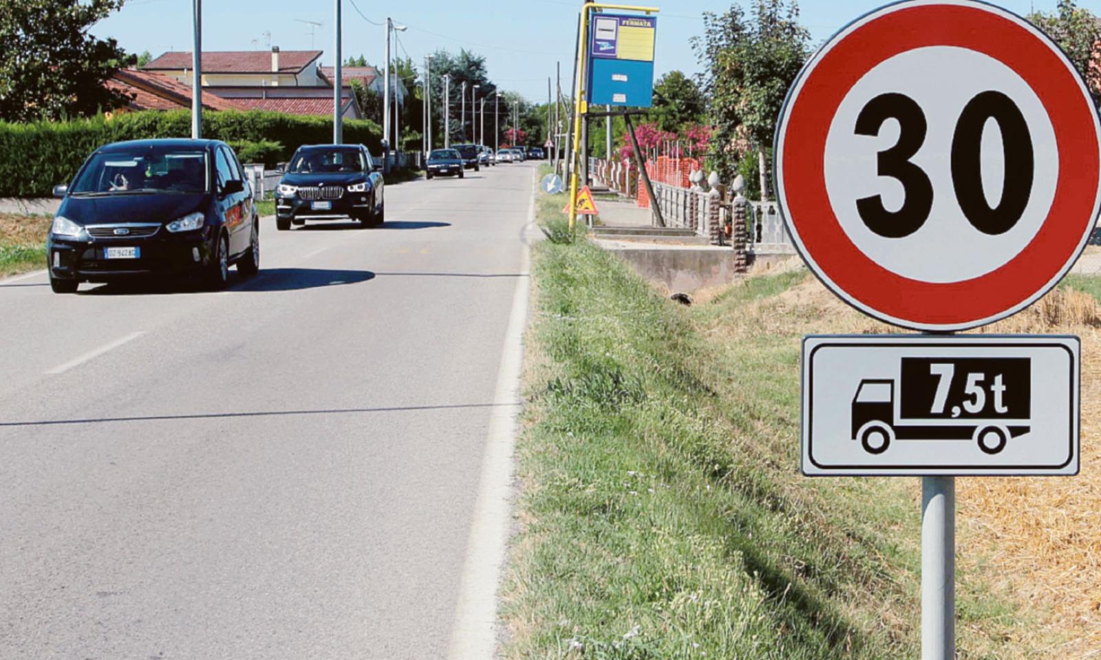 Limite dei 30 ai confini col centro