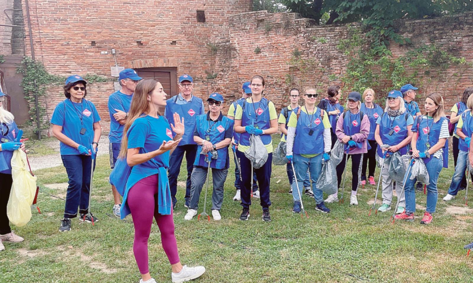 Rifiuti raccolti e parchi puliti