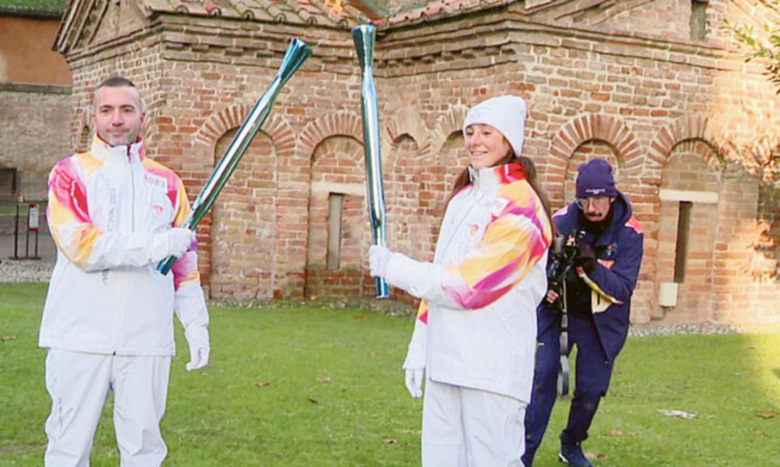 La fiamma olimpica &ldquo;polesana&rdquo;