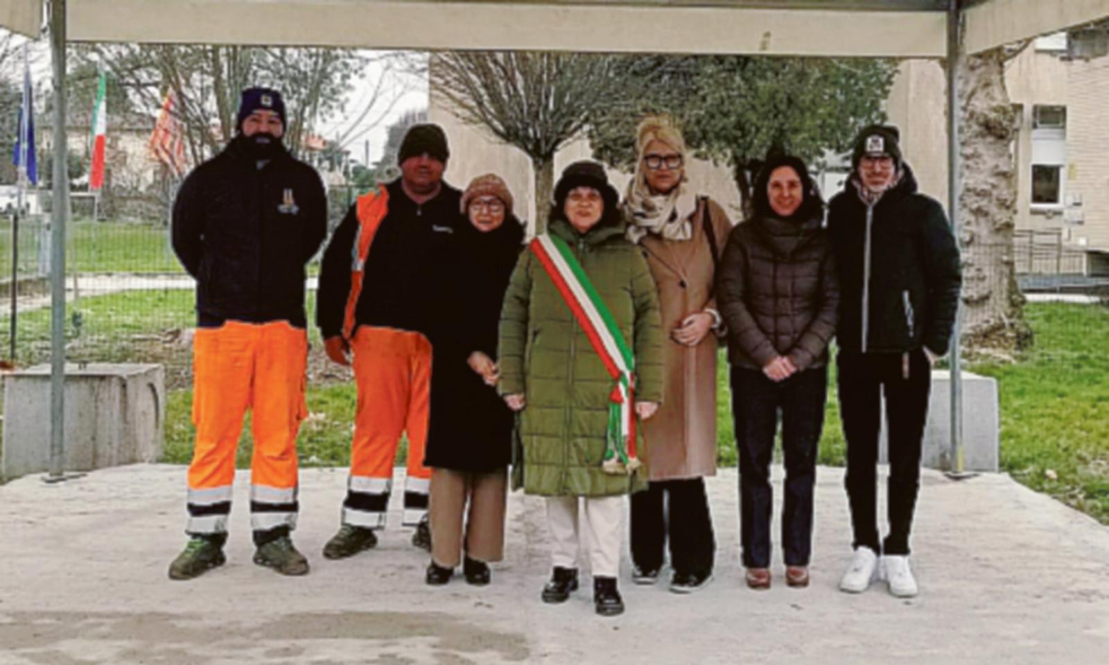 Capannina protettiva a scuola