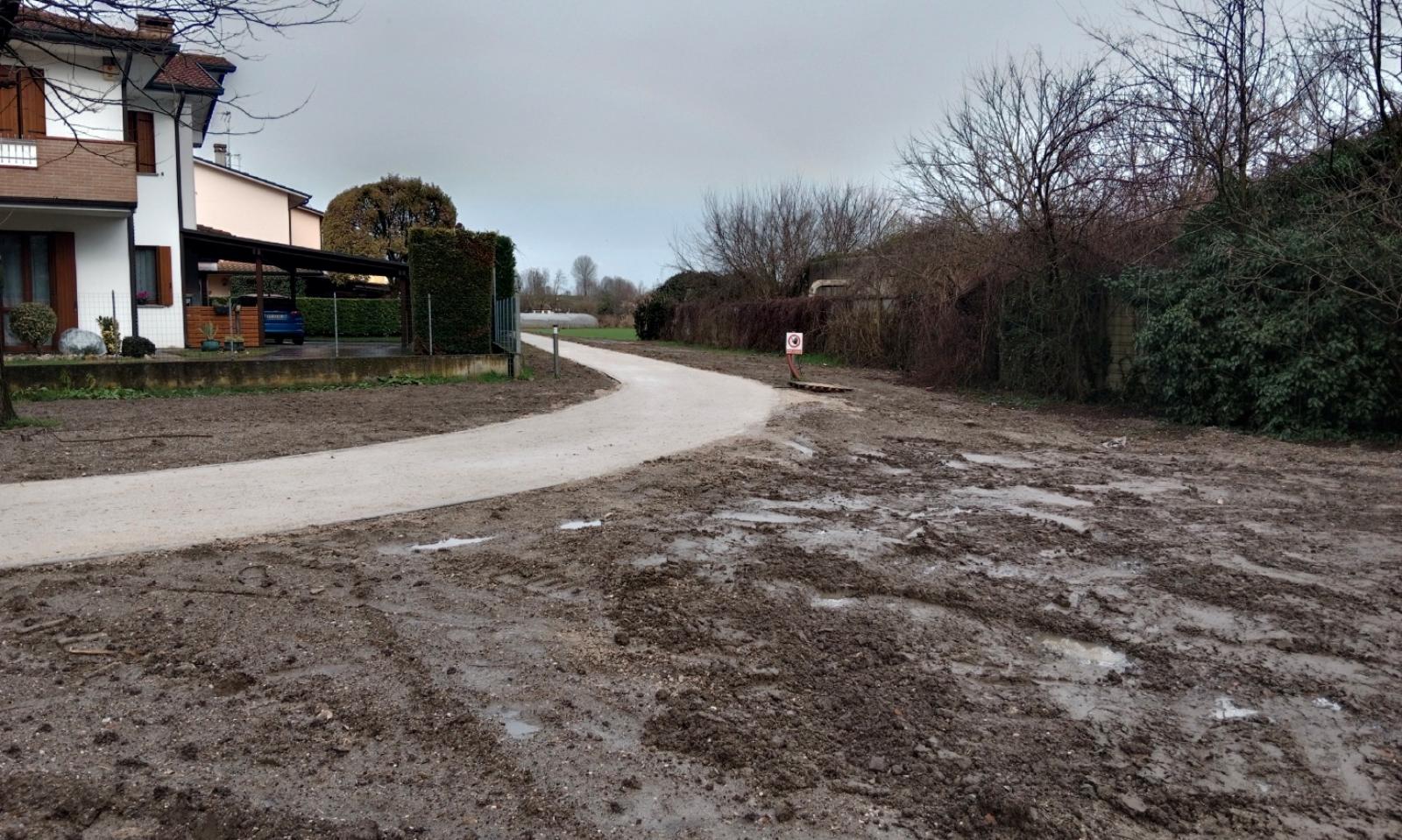 Ciclopedonale in dirittura d&rsquo;arrivo