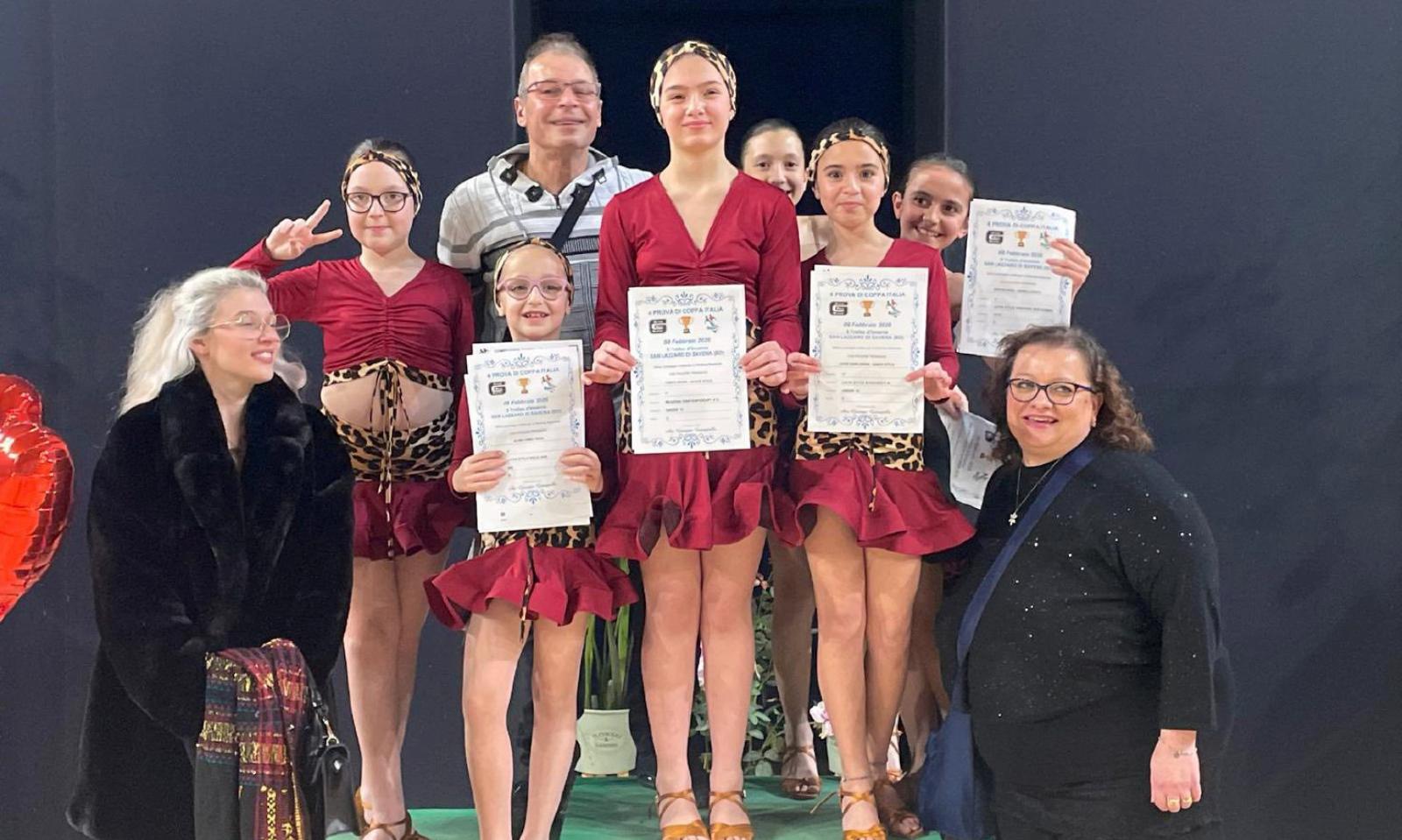 Allieve da sogno in pedana