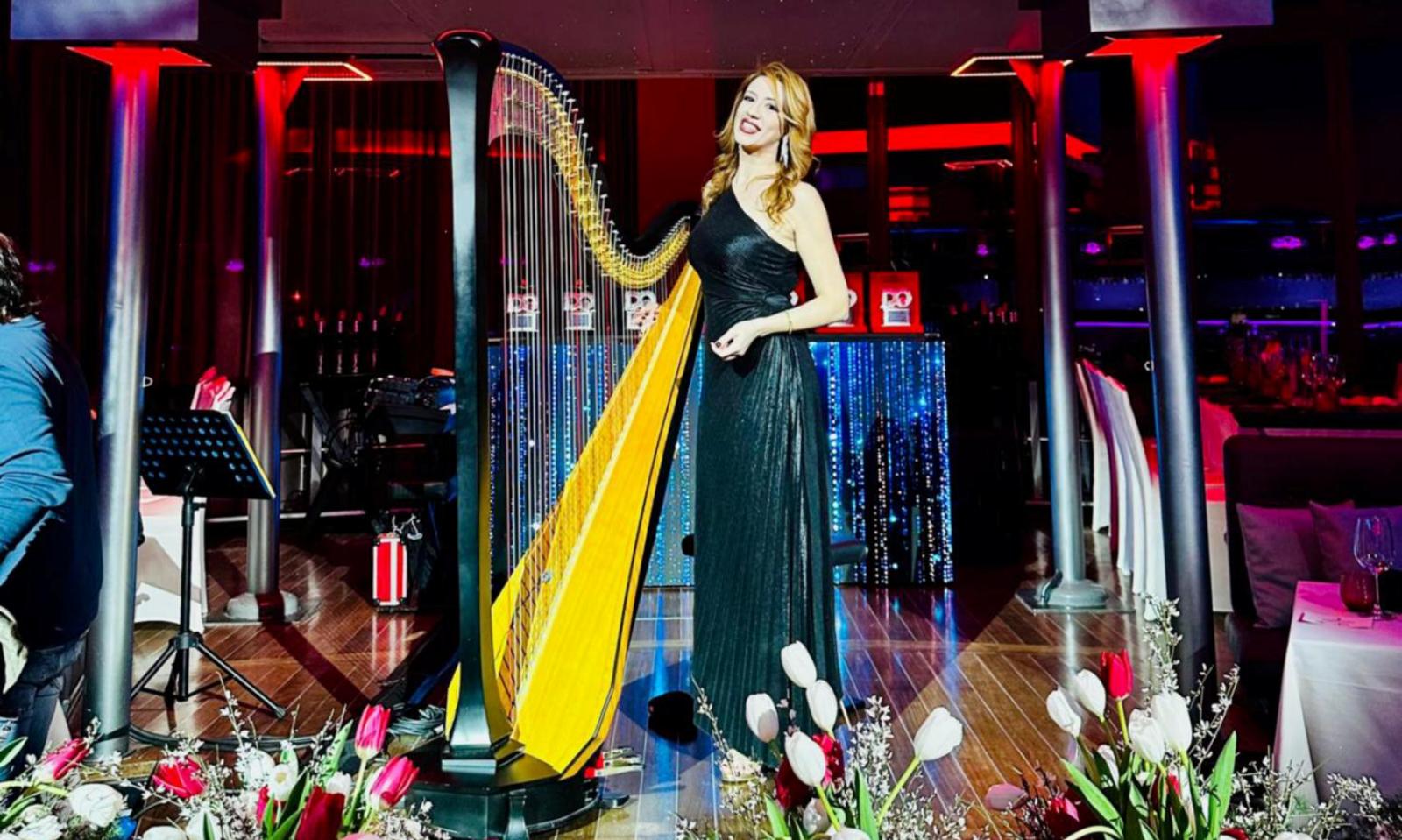 L&rsquo;arpa di Caterina Bergo incanta la riviera