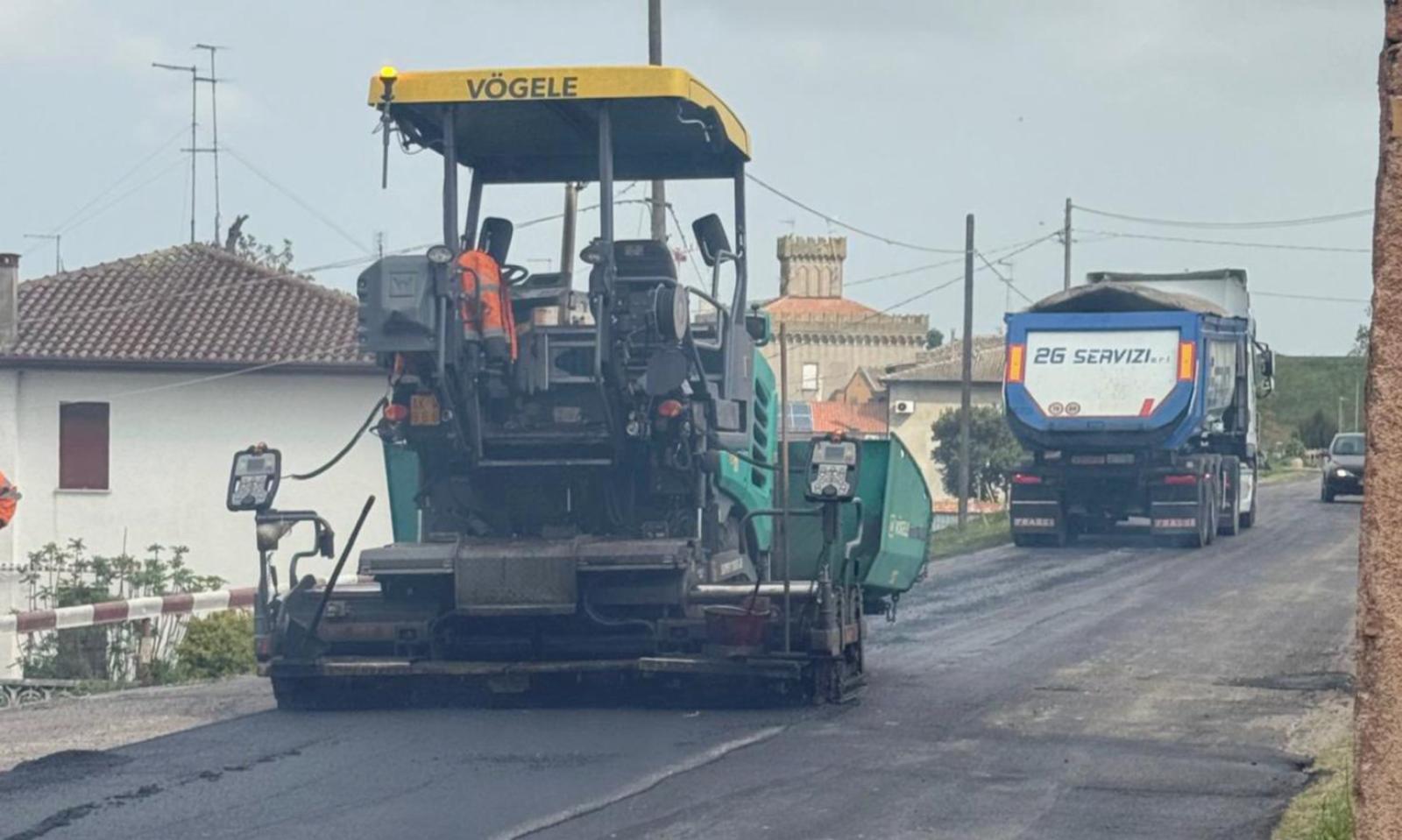 Asfalti, i cantieri avanzano