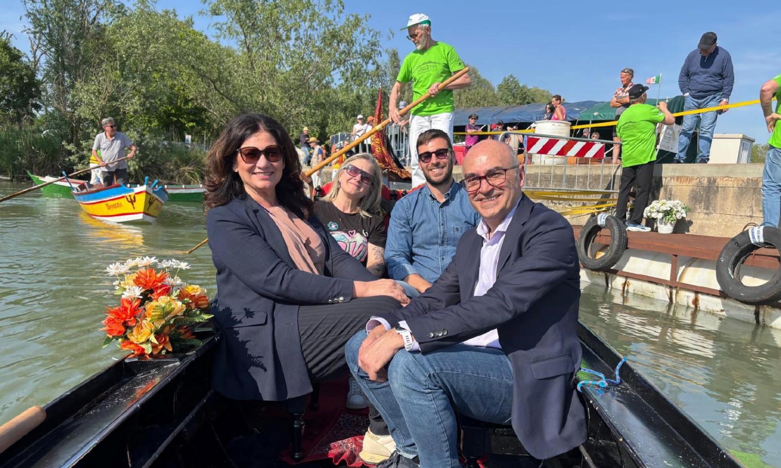 In gondola sul Canalbianco