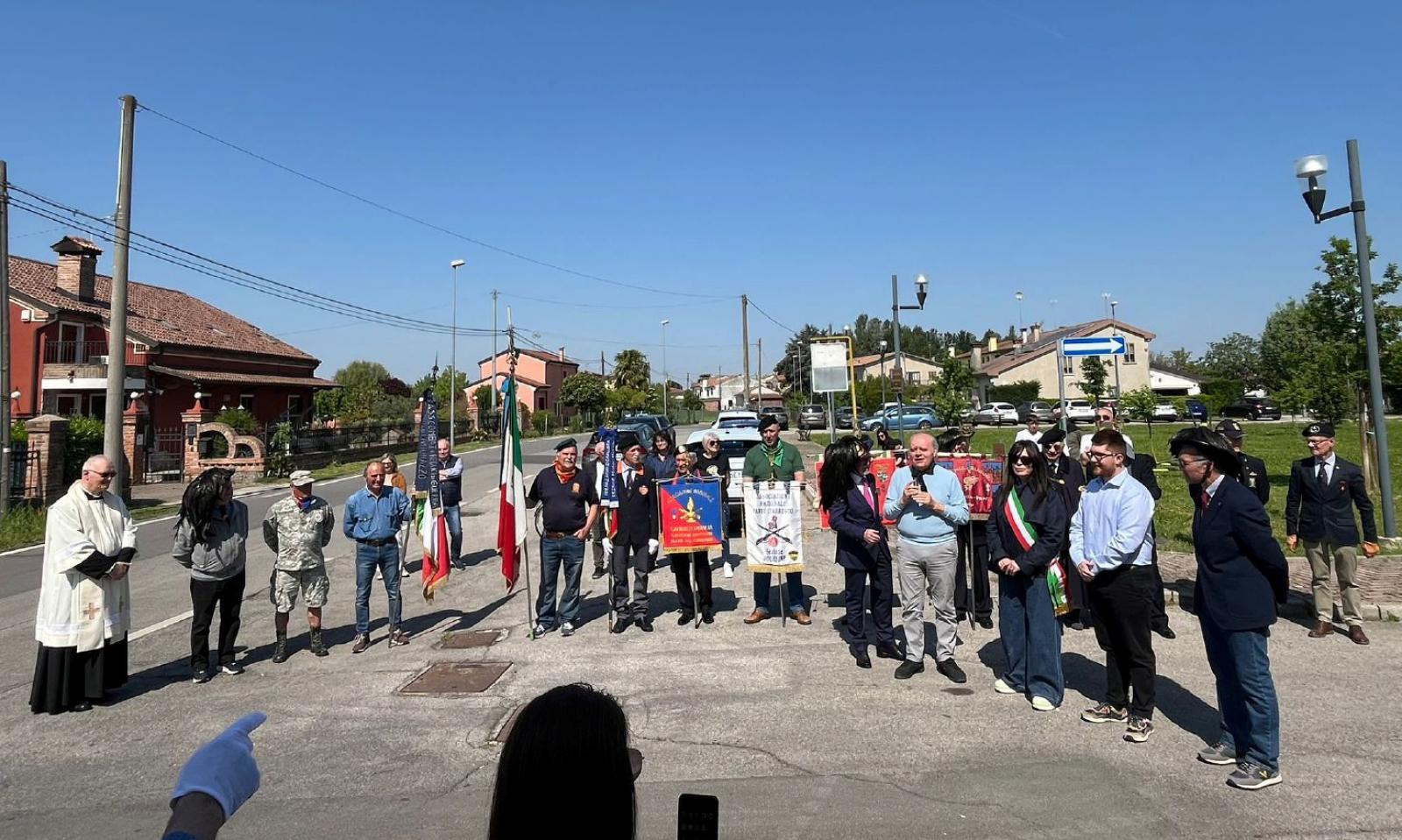 Inaugurato il murale del monumento ai caduti