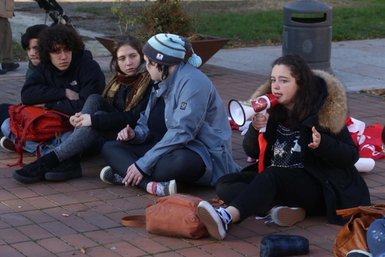 Rete degli Studenti Sciopero Piazza Matteotti 1