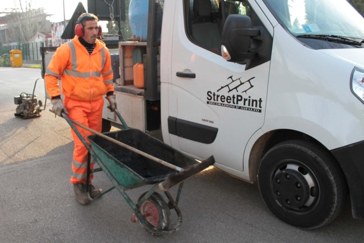 Street Print Asfalto Buche 14
