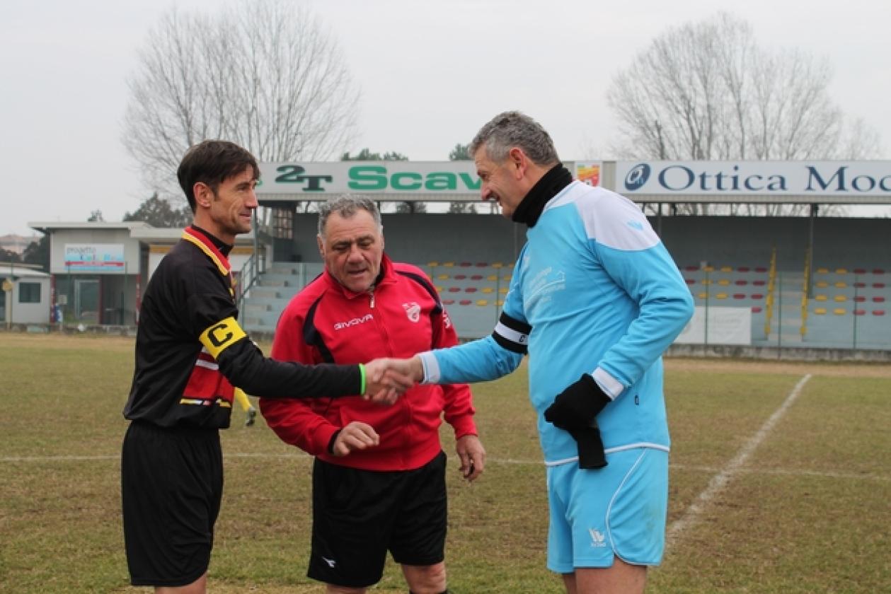 I capitani ad inizio gara