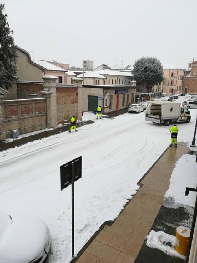 LENDINARA - Neve Protezione Civile (1)